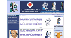 Desktop Screenshot of gillsandhumachinetools.com