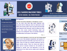 Tablet Screenshot of gillsandhumachinetools.com